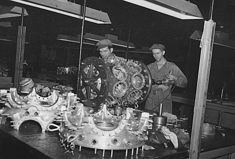 Burtonwood Air Depot Scene